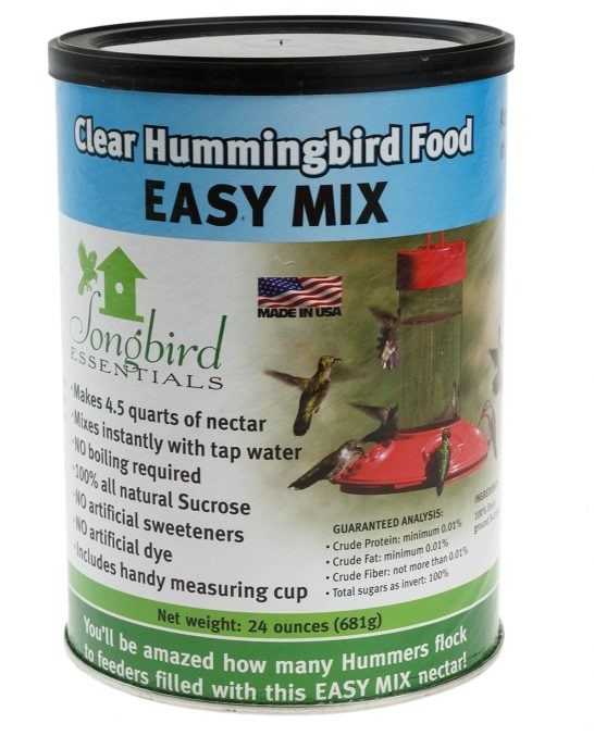 Clear Hummingbird Food